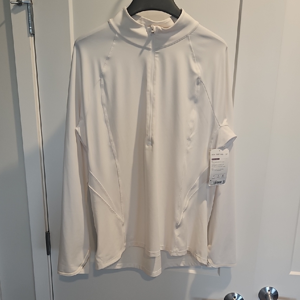 NWT Athleta Run Free Half Zip XL